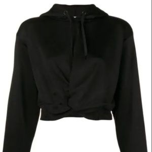 T by Alexander Wang Twist Front Hoodie